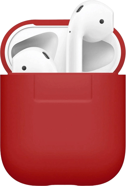 Чехол Elago Silicone Case Red для Airpods